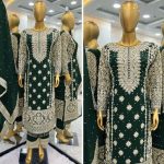 TRENDING GEORGETTE EMBROIDERY SEQUENCE WORK TOP BOTTOM WITH DUPATTA FESTIVE WEAR WHOLESALE PRICE ETHNIC GARMENT (3)
