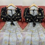 TRENDING JIMMY CHOO EMBROIDERY SEQUENCE WORK SAREE WITH UNSTITCHED BLOUSE PARTY WEAR WHOLESALE PRICE ETHNIC GARMENT (3)