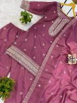 TRENDING SHIMMER EMBROIDERY WORK WITH REAL MIRROR WORK KURTI PALAZZO WITH DUPATTA FESTIVAL WEAR WHOLESALE PRICE ETHNIC GARMENT (21)