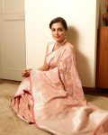 TRENDING SOFT LICHI SILK JACQUARD WORK SAREE WITH UNSTITCHED BLOUSE PARTY WEAR WHOLESALE PRICE ETHNIC GARMENT (4)