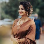 TRENDING SOFT LICHI SILK  JACQUARD WORK SAREE WITH UNSTITCHED BLOUSE BROWN