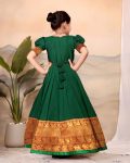 TRENDING TAFFETA SILK JACQUARD WORK KID’S TOP LEHENGA FESTIVAL WEAR WHOLESALE PRICE ETHNIC GARMENT (10)