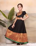 TRENDING TAFFETA SILK JACQUARD WORK KID’S TOP LEHENGA FESTIVAL WEAR WHOLESALE PRICE ETHNIC GARMENT (13)