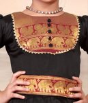 TRENDING TAFFETA SILK JACQUARD WORK KID’S TOP LEHENGA FESTIVAL WEAR WHOLESALE PRICE ETHNIC GARMENT (13)