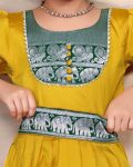 TRENDING TAFFETA SILK JACQUARD WORK KID’S TOP LEHENGA FESTIVAL WEAR WHOLESALE PRICE ETHNIC GARMENT (3)