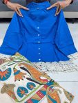 12FANCY COTTON BUTTONS AND LACE WORK TOP PALAZZO SET OFFICE WEAR WHOLESALE PRICE ETHNIC GARMENT (8)