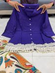 13FANCY COTTON BUTTONS AND LACE WORK TOP PALAZZO SET OFFICE WEAR WHOLESALE PRICE ETHNIC GARMENT (3)
