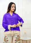 13FANCY COTTON BUTTONS AND LACE WORK TOP PALAZZO SET OFFICE WEAR WHOLESALE PRICE ETHNIC GARMENT (3)