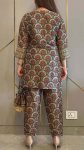 1FANCY MUL COTTON EMBROIDERY WORK ON NECK & DAMAN PATTA WORK CO-ORD SET WITH POTLI PURSE PARTY WEAR WHOLESALE PRICE ETHNIC GARMENT (6)
