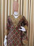 1FANCY MUL COTTON EMBROIDERY WORK ON NECK & DAMAN PATTA WORK CO-ORD SET WITH POTLI PURSE PARTY WEAR WHOLESALE PRICE ETHNIC GARMENT (6)