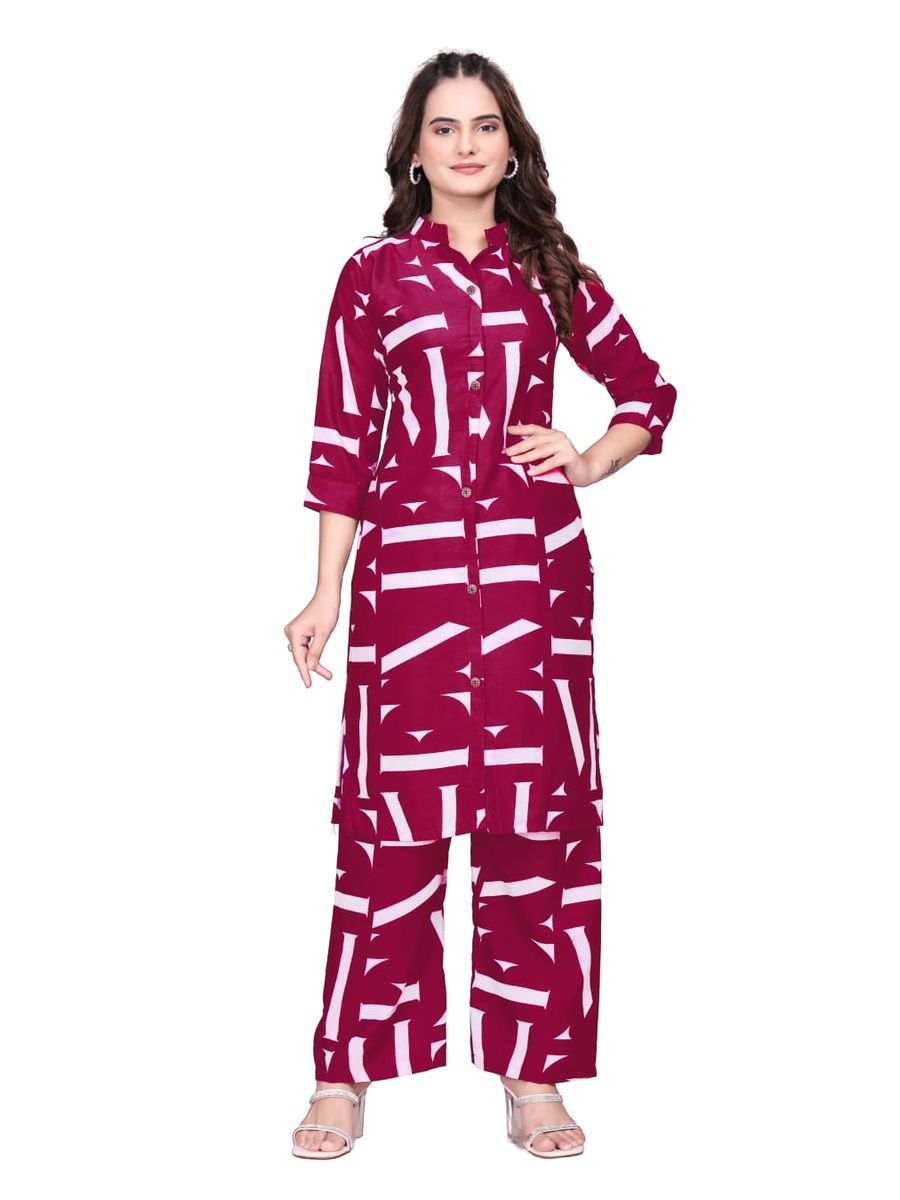 1MODERN CREPE PRINTED WORK TOP BOTTOM SET FORMAL WEAR WHOLESALE PRICE ETHNIC GARMENT (60)