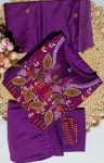 1MODERN VISCOSE CHANDERI EMBROIDERY WORK TOP BOTTOM WITH DUPATTA FESTIVAL WEAR WHOLESALE PRICE ETHNIC GARMENT (12)