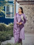 MOST PICKED POLY RAYON DIGITAL PRINT WORK TOP BOTTOM WITH DUPATTA LAVENDER