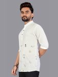 1NEW ARRIVAL LINEN HAND-WOVEN MEN’S SHORT KURTA FESTIVE WEAR WHOLESALE PRICE ETHNIC GARMENT (8)