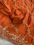 1RICH LOOK RANGOLI SILK EMBROIDERY CUTWORK WORK LACE BORDER WORK SAREE WITH UNSTITCHED BLOUSE WEDDING WEAR WHOLESALE PRICE ETHNIC GARMENT (12)