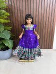 1TRENDING KANJIVARAM SILK WEAVING WORK KID’S GOWN FESTIVAL WEAR WHOLESALE PRICE ETHNIC GARMENT (12)