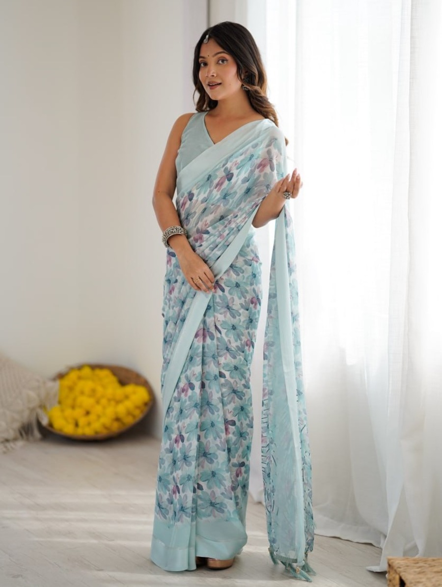 2ATTRACTIVE BRIGHT MOSS SATIN PRINTED WORK SAREE WITH UNSTITCHED BLOUSE DAILY WEAR WHOLESALE PRICE ETHNIC GARMENT (11)