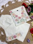 2ATTRACTIVE KHADI COTTON EMBROIDERY WORK TOP PENT SET OFFICE WEAR WHOLESALE PRICE ETHNIC GARMENT (15)