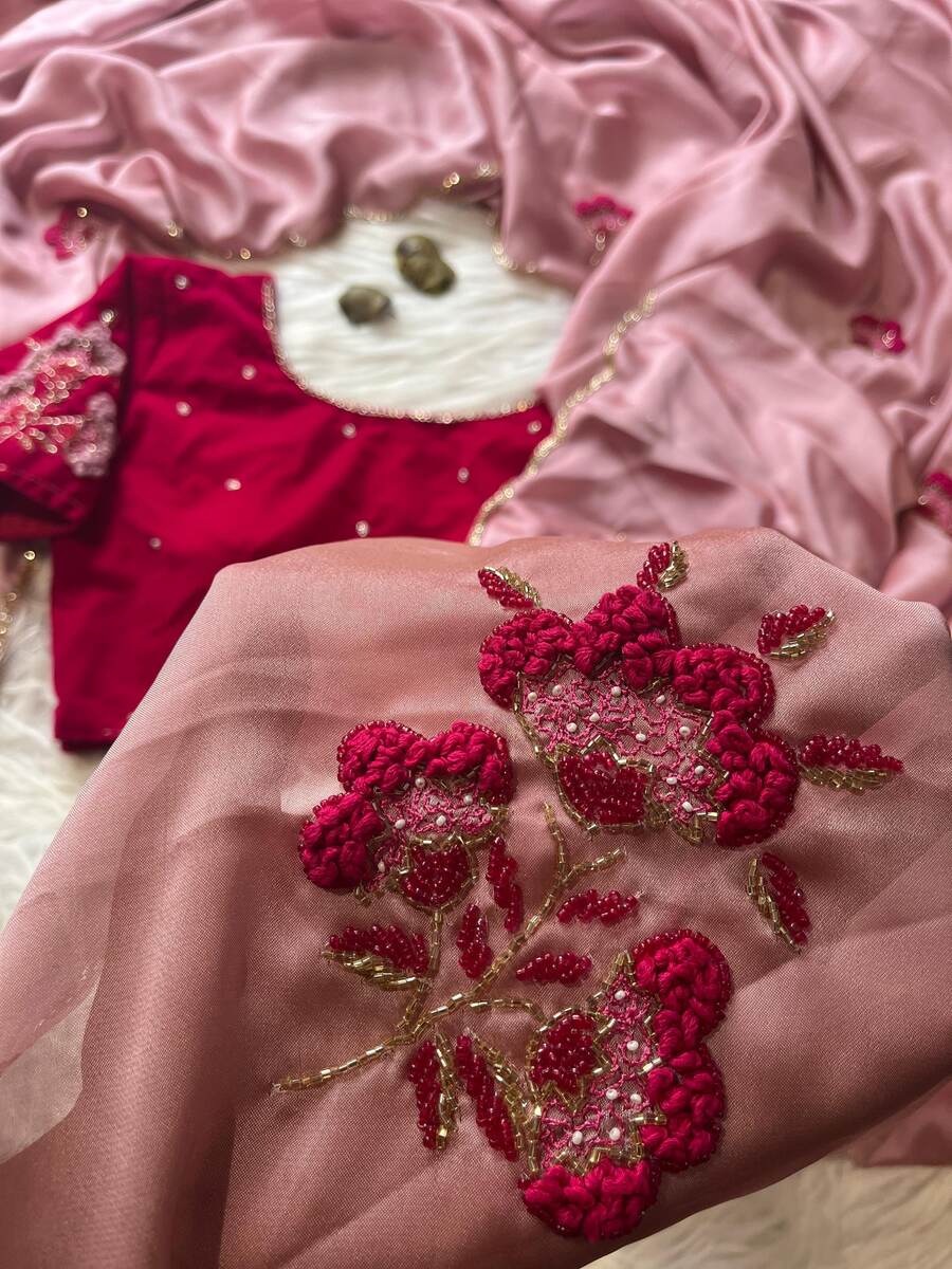 2MODERN RANGOLI SILK CUT DANA BORDER AND DOUBLE LAYER ARCO BORDER WORK SAREE WITH UNSTITCHED BLOUSE PARTY WEAR WHOLESALE PRICE ETHNIC GARMENT (35)