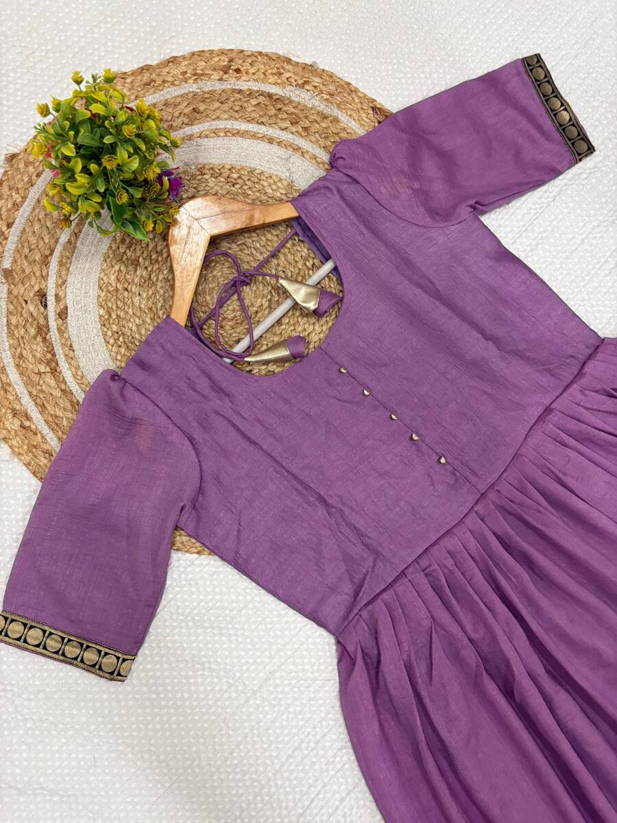 2MOST PICKED VICHITRA SILK JACQUARD WORK ANARKALI TOP WITH DUPATTA FESTIVE WEAR WHOLESALE PRICE ETHNIC GARMENT (10)