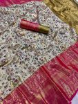 2NEW ARRIVAL KANJIVARAM SILK GOLD ZARI RICH WEAVING WORK SAREE WITH UNSTITCHED BLOUSE FESTIVE WEAR WHOLESALE PRICE ETHNIC GARMENT (7)