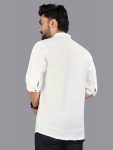 2NEW ARRIVAL LINEN HAND-WOVEN MEN’S SHORT KURTA FESTIVE WEAR WHOLESALE PRICE ETHNIC GARMENT (15)