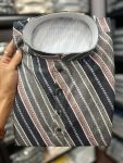 4LATEST COTTON SEQUENCE WORK AND PRINTED MEN’S KURTA PAYJAMA PARTY WEAR WHOLESALE PRICE ETHNIC GARMENT (48)