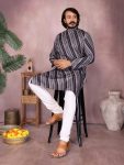 4LATEST COTTON SEQUENCE WORK AND PRINTED MEN’S KURTA PAYJAMA PARTY WEAR WHOLESALE PRICE ETHNIC GARMENT (48)