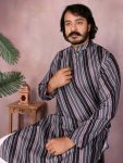 4LATEST COTTON SEQUENCE WORK AND PRINTED MEN’S KURTA PAYJAMA PARTY WEAR WHOLESALE PRICE ETHNIC GARMENT (48)