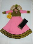 4MOST PICKED VICHITRA SILK JACQUARD WORK ANARKALI TOP WITH DUPATTA DAILY WEAR WHOLESALE PRICE ETHNIC GARMENT (5)