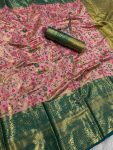 5NEW ARRIVAL KANJIVARAM SILK GOLD ZARI RICH WEAVING WORK SAREE WITH UNSTITCHED BLOUSE FESTIVE WEAR WHOLESALE PRICE ETHNIC GARMENT (19)