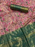 5NEW ARRIVAL KANJIVARAM SILK GOLD ZARI RICH WEAVING WORK SAREE WITH UNSTITCHED BLOUSE FESTIVE WEAR WHOLESALE PRICE ETHNIC GARMENT (19)