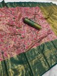 5NEW ARRIVAL KANJIVARAM SILK GOLD ZARI RICH WEAVING WORK SAREE WITH UNSTITCHED BLOUSE FESTIVE WEAR WHOLESALE PRICE ETHNIC GARMENT (19)