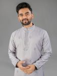 7NEW ARRIVAL COTTON MATCHING VAL-MOTI BUTTA WORK MEN’S KURTA PAYJAMA FOR CASUAL WEAR WHOLESALE PRICE ETHNIC GARMENT (9)