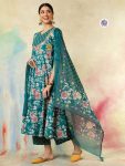 ATTRACTIVE COTTON EMBROIDERY WORK TOP BOTTOM WITH DUPATTA FESTIVE WEAR WHOLESALE PRICE ETHNIC GARMENT (9)