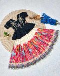 ATTRACTIVE GEORGETTE EMBROIDERY SEQUENCE WORK KID’S TOP LEHENGA FESTIVE WEAR WHOLESALE PRICE ETHNIC GARMENT (24)