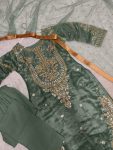 ATTRACTIVE JIMMY CHOO EMBROIDERY AND SEQUENCE WORK TOP BOTTOM WITH DUPATTA PARTY WEAR WHOLESALE PRICE ETHNIC GARMENT (2)