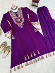 ATTRACTIVE RAYON THREAD AND REAL MIRROR WITH TASSELS AND FANCY LACE WORK CO-ORD SET FESTIVE WEAR WHOLESALE PRICE ETHNIC GARMENT (11)