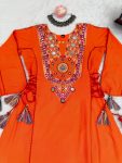 ATTRACTIVE RAYON THREAD AND REAL MIRROR WITH TASSELS AND FANCY LACE WORK CO-ORD SET FESTIVE WEAR WHOLESALE PRICE ETHNIC GARMENT (4)