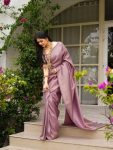 DESIGNER BANARASI SOFT SILK GOLD ZARI WEAVING WORK SAREE WITH UNSTITCHED BLOUSE PARTY WEAR WHOLESALE PRICE ETHNIC GARMENT (11)
