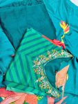 DESIGNER CHINON SILK EMBROIDERY & SEQUENCE WORK TOP BOTTOM WITH DUPATTA OFFICE WEAR WHOLESALE PRICE ETHNIC GARMENT (2)