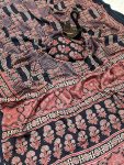 DESIGNER GAJI SOFT SILK BANDHEJ WORK SAREE WITH UNSTITCHED BLOUSE FESTIVAL WEAR WHOLESALE PRICE ETHNIC GARMENT (39)