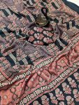 DESIGNER GAJI SOFT SILK BANDHEJ WORK SAREE WITH UNSTITCHED BLOUSE FESTIVAL WEAR WHOLESALE PRICE ETHNIC GARMENT (39)
