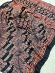 DESIGNER GAJI SOFT SILK BANDHEJ WORK SAREE WITH UNSTITCHED BLOUSE FESTIVAL WEAR WHOLESALE PRICE ETHNIC GARMENT (39)