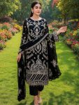 DESIGNER GEORGETTE CHAIN WORK WITH BEAUTIFUL LATKAN WORK TOP BOTTOM WITH DUPATTA BLACK