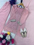 DESIGNER GEORGETTE EMBROIDERY SEQUENCE WORK TOP PALAZZO WITH DUPATTA FESTIVE WEAR WHOLESALE PRICE ETHNIC GARMENT (2)