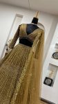 DESIGNER KASTURI SILK GEORGETTE SEQUENCE, & DORI WORK LEHENGA CHOLI WITH DUPATTA WEDDING WEAR WHOLESALE PRICE ETHNIC GARMENT (1)