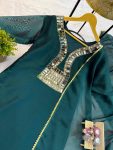 DESIGNER RANGOLI SILK EMBROIDERY WITH REAL MIRROR WORK TOP PATIYALA WITH DUPATTA FESTIVE WEAR WHOLESALE PRICE ETHNIC GARMENT (3)