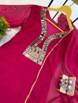 DESIGNER RANGOLI SILK EMBROIDERY WITH REAL MIRROR WORK TOP PATIYALA WITH DUPATTA FESTIVE WEAR WHOLESALE PRICE ETHNIC GARMENT (8)