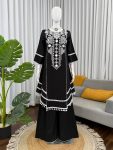 DESIGNER RAYON COTTON THREAD WITH REAL MIRROR OUTING WITH FANCY LACE BORDER WORK KURTI PALAZZO SET FESTIVE WEAR WHOLESALE PRICE ETHNIC GARMENT (6)